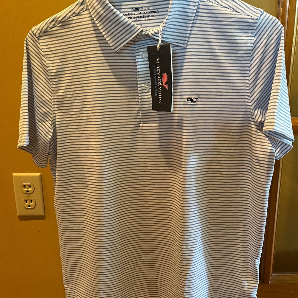 Vineyard Vines Polo Shirt Boys Large Size 16